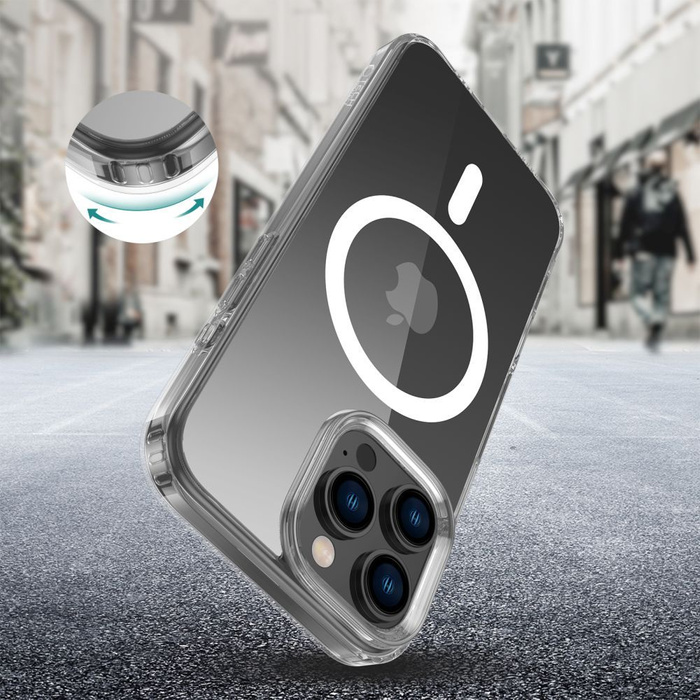 Etui TECH-PROTECT FLEXAIR HYBRID MAGSAFE GALAXY S24 FE CLEAR