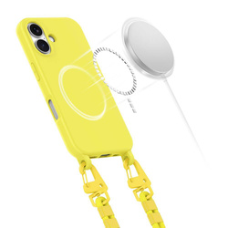 Etui TECH-PROTECT MAGNECKLACE MAGSAFE IPHONE 16 CANARY YELLOW