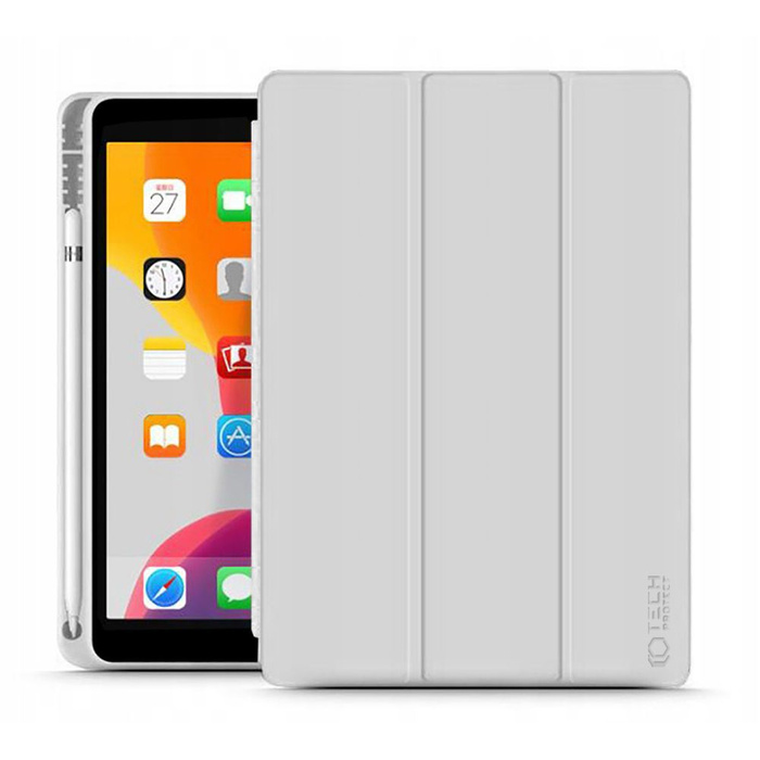 Etui iPad 10.2 2019 / 2020 / 2021 TECH-PROTECT Sc Pen Light Grey Case jasnoszary