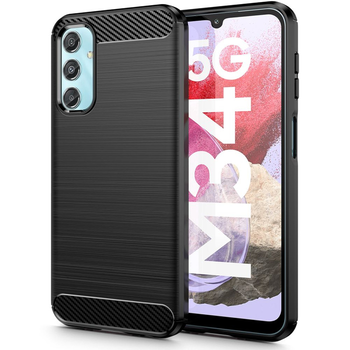 Etui Galaxy M34 Tech-protect Tpucarbon 5g Czarny