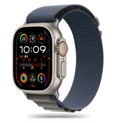 Pasek Tech-protect Nylon Pro Apple Watch 4 / 5 / 6 / 7 / 8 / 9 / Se / Ultra 1 / 2 (42 / 44 / 45 / 49 Mm) Navy / Grey