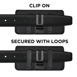 TECH-PROTECT SM90 UNIVERSAL PHONE HOLSTER POUCH 5.8-6.8 INCH BLACK