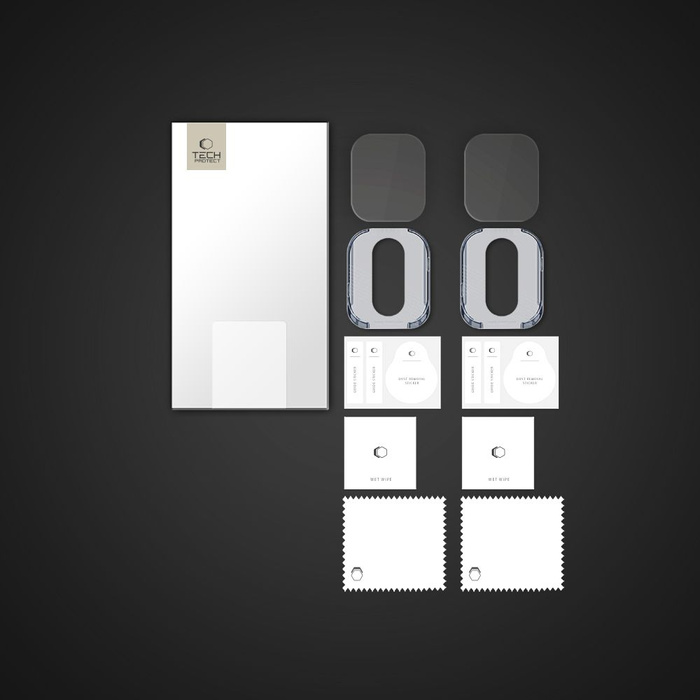 SZKŁO HARTOWANE TECH-PROTECT EASY SET+ 2-PACK APPLE WATCH ULTRA 1 / 2 (49 MM) CLEAR