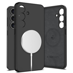 Etui TECH-PROTECT LIQUID SILICONE MAGSAFE GALAXY S25 BLACK
