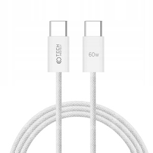 Kabel USB-C Ultraboost Tech-Protect Classic PD60W/3A 200cm biały