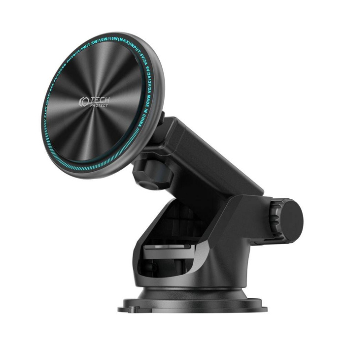 Uchwyt A2 Tech-Protect Magnetic Magsafe Dash Car Wireless Charger 15W Czarny