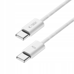 Kabel USB-C Ultraboost Tech-Protect Classic PD60W/3A 100CM biały