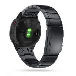 Pasek Garmin Fenix 5 TECH-PROTECT Steelband 22mm Czarny