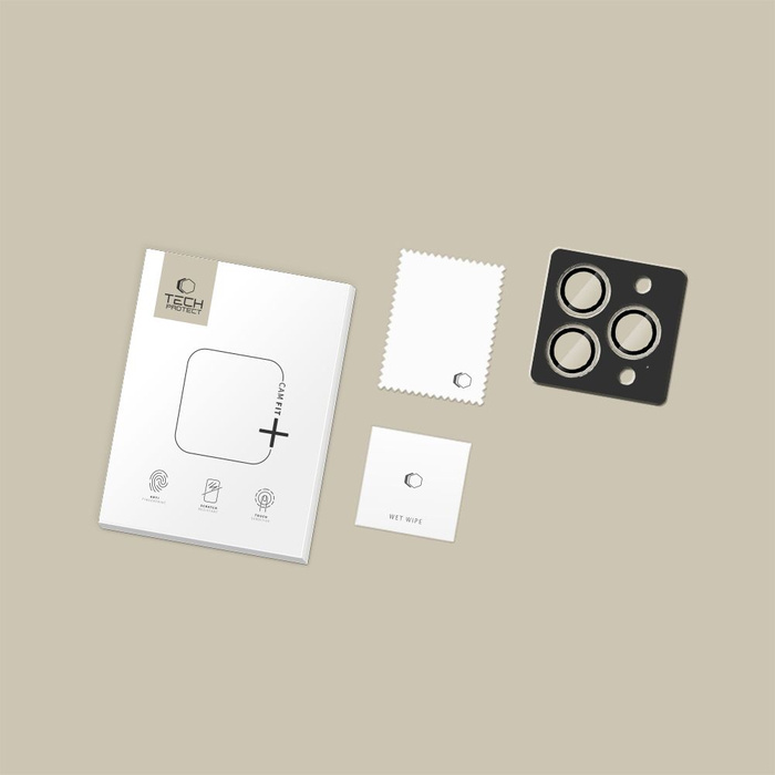 OSŁONA APARATU TECH-PROTECT CAMRING FIT+ IPHONE 14 PRO / MAX / 15 PRO / MAX / 16 PRO / MAX / 17 PRO / MAX CLEAR