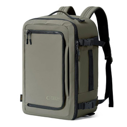 TECH-PROTECT DEFENDER S50 RYANAIR & WIZZAIR TRAVEL LAPTOP CABIN BACKPACK 20L 40x20x25 OLIVE GREEN