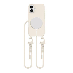 ETUI TECH-PROTECT MAGNECKLACE MAGSAFE IPHONE 16 LATTE