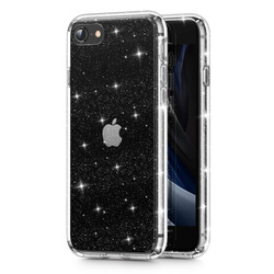 Etui Apple iPhone 7 8 SE 2020 2022 TECH-PROTECT Glitter Bezbarwny Case