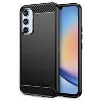 Etui Galaxy A34 Tech-Protect Tpucarbon Case Czarny