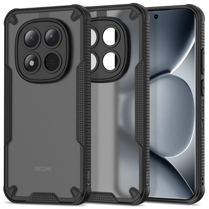 TECH-PROTECT RUGGED SHIELD XIAOMI POCO M8 PRO / REDMI NOTE 15 PRO+ PLUS 5G MATTE BLACK