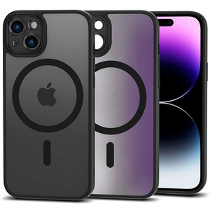 Etui iPhone 15 Tech-protect Magmat Cam+ Magsafe Matte Czarny Case