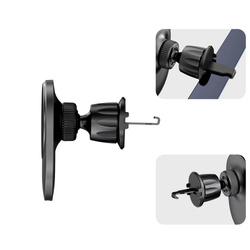 Uchwyt MM15W-V1 Tech-Protect Magnetic Magsafe Vent Car Mount Wireless Charger 15W czarny