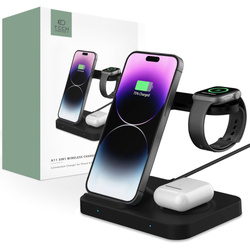 Ładowarka Indukcyjna A11 Tech-Protect 3 In1 Wireless Charger Czarny