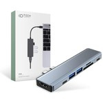 Hub USB V5-HUB Tech-Protect Adapter 7in1 Szary