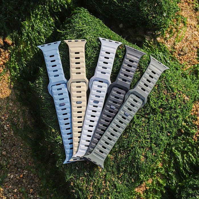 Pasek Apple Watch 4 / 5 / 6 / 7 / 8 / Se / Ultra Tech-Protect Iconband Line (42 / 44 / 45 / 49 Mm) granatowy