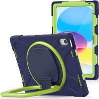 Etui iPad 10.9 Tech-protect X-armor 2022 granatowy/limonkowy