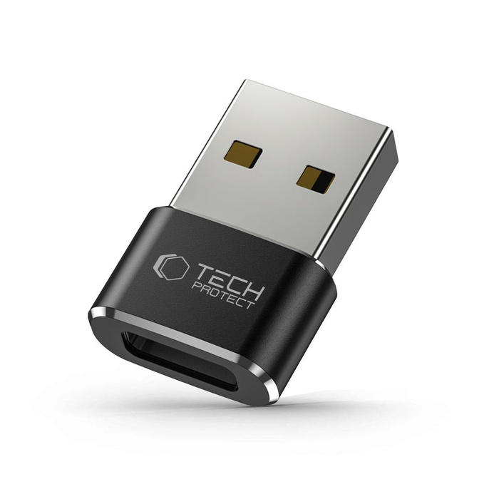 Adapter Ultraboost Tech-Protect USB do Typ-C Czarny