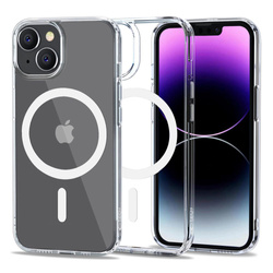 Etui iPhone 14 Tech-protect Flexair Hybrid Magsafe Przezroczysty