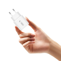 TECH-PROTECT NCA30 2-PORT NETWORK CHARGER PD 30W / QC3.0 WHITE