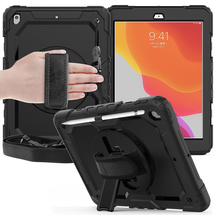 Etui iPad 7/8 10.2 2019/2020 TECH-PROTECT Solid360 Case Czarne Black