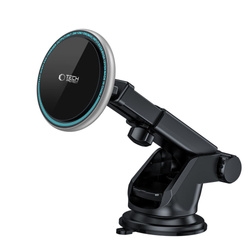 Uchwyt A2 Tech-Protect Magnetic Magsafe Dash Car Wireless Charger 15W Czarny