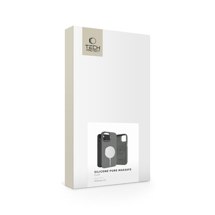 TECH-PROTECT SILICONE PURE MAGSAFE IPHONE 15 CLAY