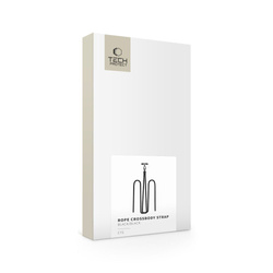 TECH-PROTECT C7S ROPE CROSSBODY STRAP BLACK/BLACK