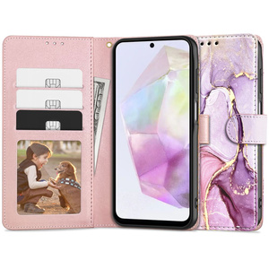 Etui Galaxy A35 5g Tech-protect Wallet Marmurowy