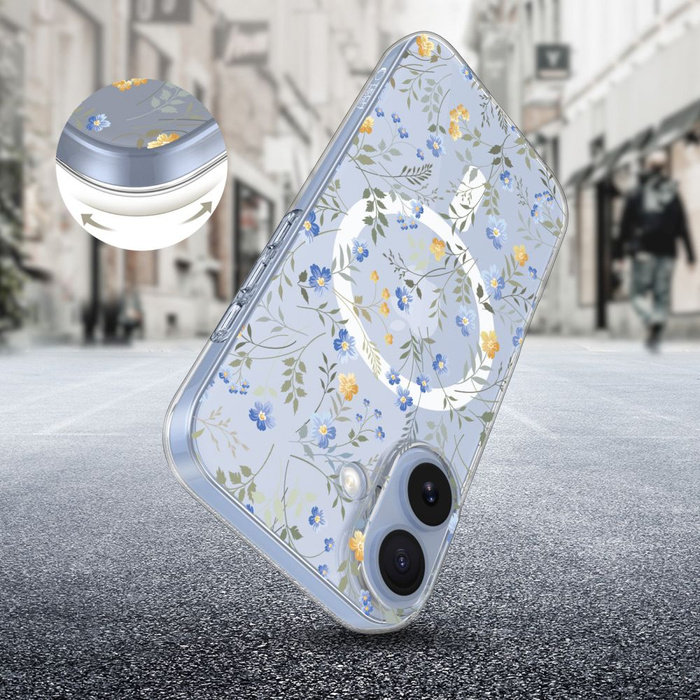TECH-PROTECT FLEXAIR MAGSAFE IPHONE 17 SPRING FLOWERS