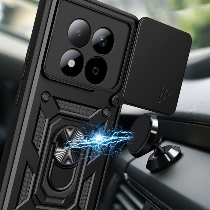 TECH-PROTECT CAMSHIELD PRO XIAOMI POCO M8 PRO / REDMI NOTE 15 PRO+ PLUS 5G MATTE BLACK