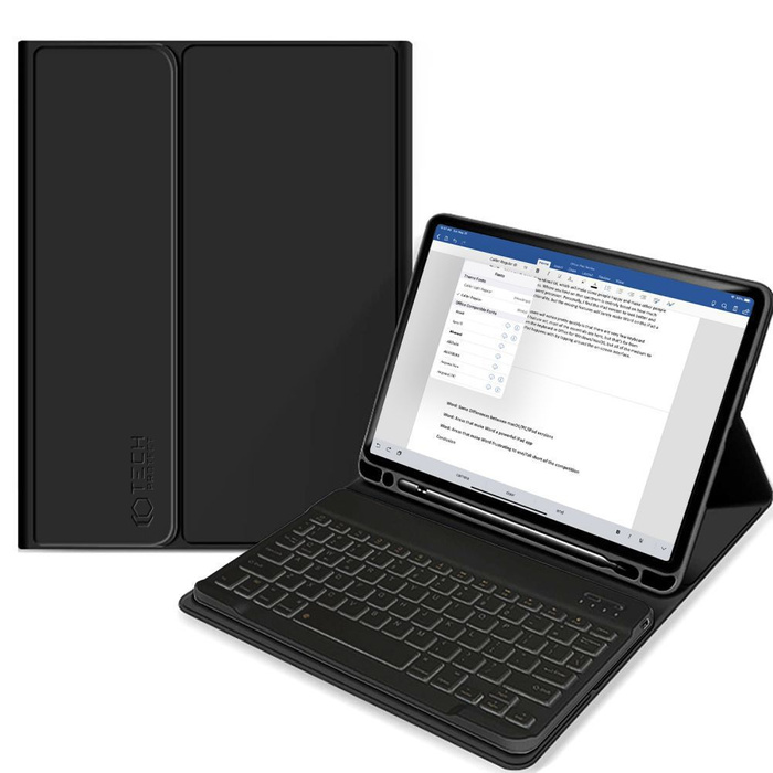 Etui iPad 10.2 2019 / 2020 / 2021 Tech-Protect SC Pen + Keyboard Czarny