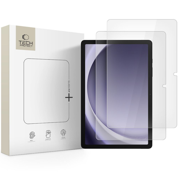 SZKŁO HARTOWANE TECH-PROTECT GLASS FIT+ 2-PACK GALAXY TAB A9+ / A11+ PLUS  11.0 X210 / X215 / X216 / X133 / X135 CLEAR