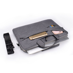 Etui Laptop 14 TECH-PROTECT Pocketbag Szare Case Ciemnoszary