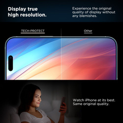 SZKŁO HARTOWANE TECH-PROTECT QUICK SET+ 2-PACK IPHONE 17 PRO BLACK