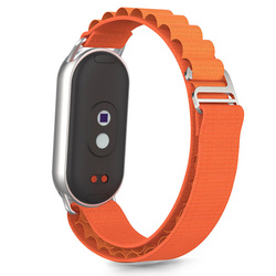 PASEK TECH-PROTECT XIAOMI SMART BAND 8 / 9 / 10 / NFC NYLON PRO POMARAŃCZOWY