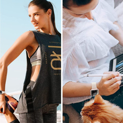 Etui Apple Watch 4 / 5 / 6 / Se Tech-protect Defense360 Titanium/pomarańczowy Case