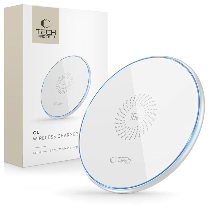 Ładowarka QI15W-C1 Tech-Protect Wireless Charger 15W biała