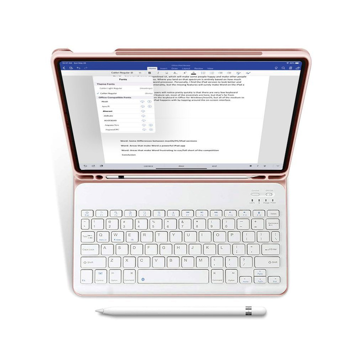 Etui Ipad 10.9 Tech-protect Sc Pen + Keyboard 2022 różowe