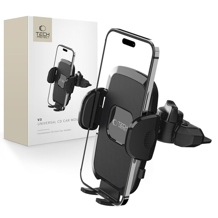 Uchwyt V3 Tech-Protect Universal CD Car Mount czarny