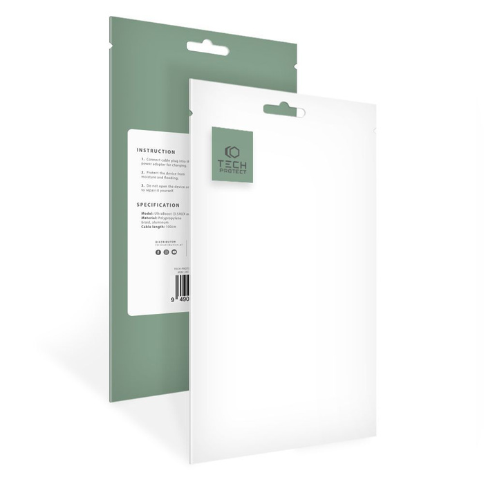 Kabel Lightning Apple Watch Tech-protect Ultraboost 2in1 Magnetic Charging Cable & Lightning 150cm biały