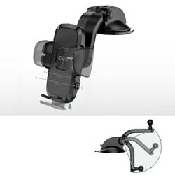 Uchwyt na telefon V3 TECH-PROTECT UNIVERSAL DASHBOARD CAR MOUNT Czarny