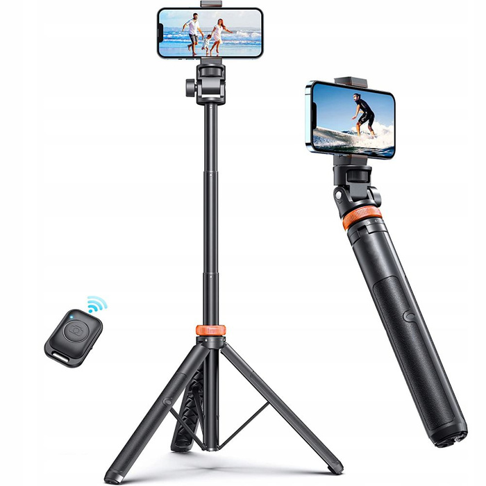 Kijek selfie L03S Tech-Protect Wireless Selfie Stick Tripod Czarny