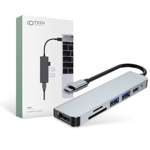 Adapter V4-HUB Tech-Protect 6IN1 szary
