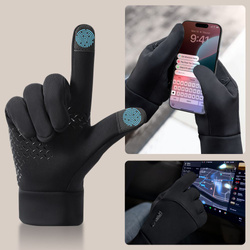 TECH-PROTECT WG01 WINTER TOUCHSCREEN GLOVES M BLACK