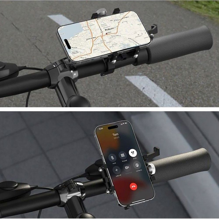 Uchwyt Rowerowy Universal Bike Mount Tech-Protect Alupro Black Czarny