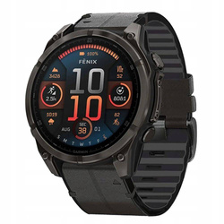 Tech-protect Silicone Pu Garmin Fenix 5 / 6 / 6 Pro / 7 / 8 (47 Mm) / E Black